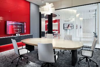 資生堂_汐留_コーポレートカラー_会議室