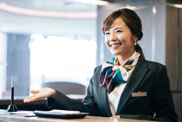 窓口・ショールームカウンター受付